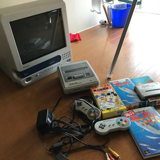 パナソニック　テレビデオ　スーパーファミコンセット