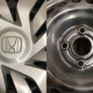 【TOYO SD-7 185/60R15】夏 4本【ホンダ 純正ホイール スチール 15インチ 6J4HPCD100】2019年製 バリ溝 フィット シャトル等　(VTM187) クレジットカード QR決済可能