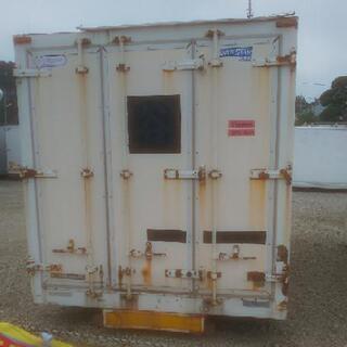 3t車でも配送可】【棚付き】【標準幅】物置き コンテナ 長さ約445cm×幅