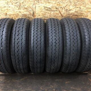 新車外し DUNLOP SP LT5 205/85R16 117/115L LT 16インチ トラックタイヤ 夏タイヤ 6本 2020年製 (VTL196) クレジットカード QR決済可能