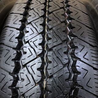 新車外し BS V-STEEL RIB 265 205/70R17.5 115/113L LT 17.5インチ トラックタイヤ 夏 6本 2020年 トヨエース ダイナ デュトロ等　(TG347) クレジットカード QR決済可能