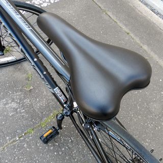 700C クロスバイク 7×3切替 スタンド付き ブラック ☆ PayPay(ペイペイ)決済可能 ☆ 札幌市 北区 屯田 