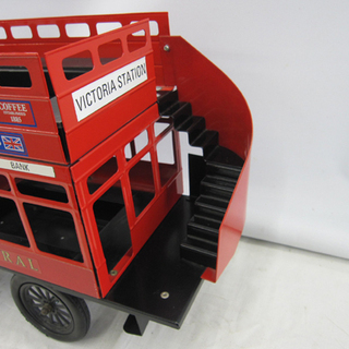 ☆ レトロなおもちゃ GENERAL ロンドンバス オープンデッキバス 前輪
