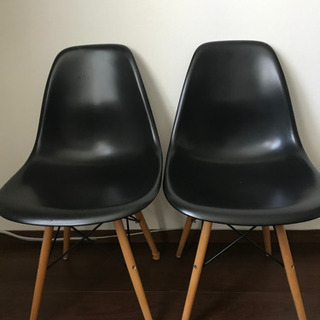 椅子 ２つセット 黒