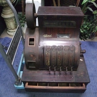 R1634) NATIONAL ヴィンテージアイアンXウッドレジスター その他家電