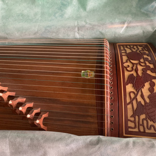 中古 こそう 中国古箏 双鶴朝陽