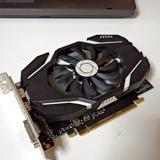 MSI GeForce GTX1050ti 4GB ファン回転不良 GPU ゲーミング