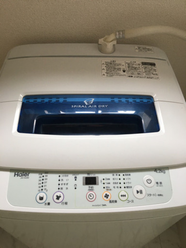 洗濯機　2018年製造