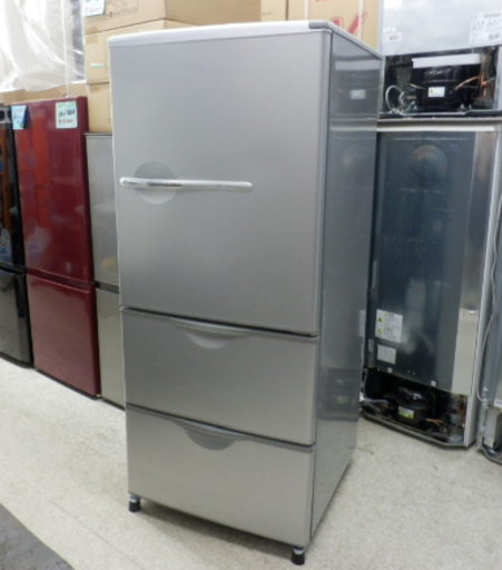 冷蔵庫 255L 2012年製 3ドア アクア AQR-261A AQUA 中型 シルバー ペイペイ対応 札幌市西区西野