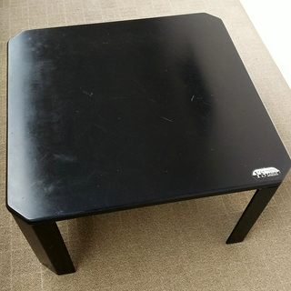 【折りたたみテーブル（黒）正方形】 小さなお子様の作業台に便利！...