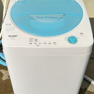 全自動洗濯機SHARP ES-FL45 2007年