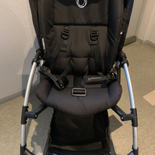 バガブー ベビーカー 黒カバー新品 レインカバー、ピンクのサン