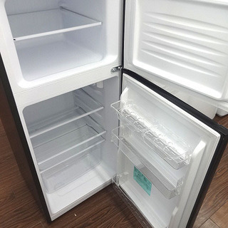 札幌 引き取り ハイアール 2ドア冷蔵庫 121L 黒 2016年製 一人暮らし