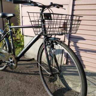 札幌市内配達無料。クロスバイクブラック。