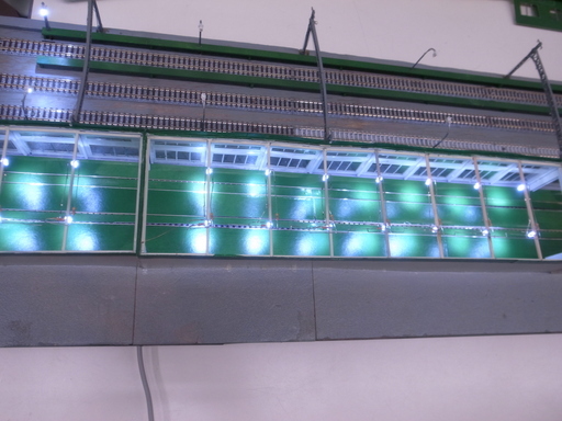Nゲージ用 ジオラマ模型 電車庫セット【モノ市場東浦店】41