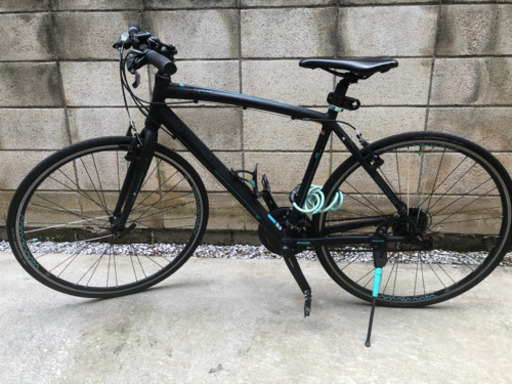 【お譲りする方決定】 Bianchi 自転車　ブラック(付属品付き)