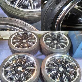 20インチ☆人気☆ワーク WORK  アルファード/レクサス/クラウン/マジェスタ/ヴェルファイア　 ラスターレ RUSTTERE（リム部キズ目立ちます）　日本製 245/35R20