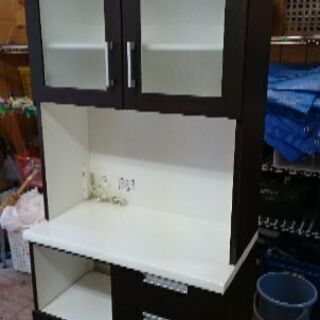 只今、商談中！！ニトリ（NITORI）キッチンレンジボード 食器棚 収納棚 