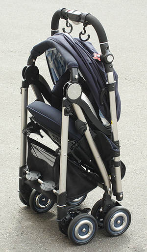 札幌 引き取り 美品 Aprica アップリカ ソラリア ベビーカー A型 両