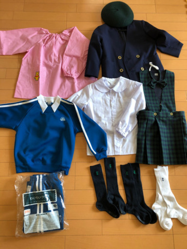 鶴見菊水幼稚園制服　女子（110サイズ）未使用品あり