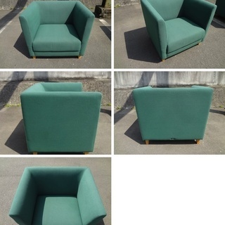 応接５点セット  チェア/ＡＤＡＬ製,  テーブル/オカムラ製 F-OA-399-0417A