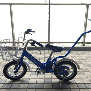 【終了】子供用自転車　12インチ　トミカブルー