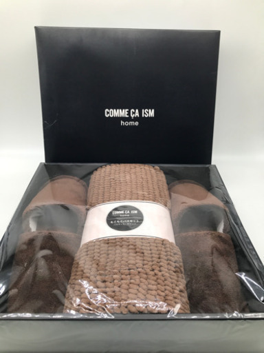 Comme Ca Ism コムサイズム ホーム バスマットスリッパセット ブラウン エコライフ熊本 熊本のその他の中古あげます 譲ります ジモティーで不用品の処分