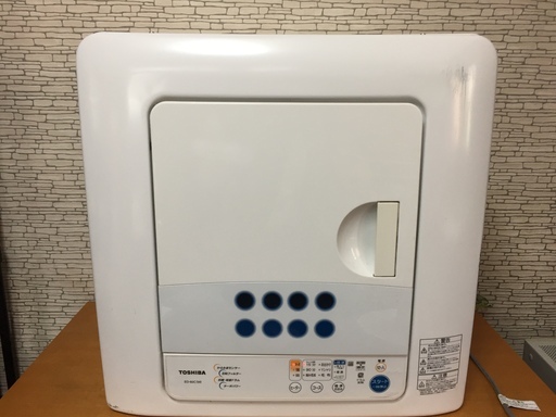 TOSHIBA 東芝 ED-60C 電気衣類乾燥機 6.0kg