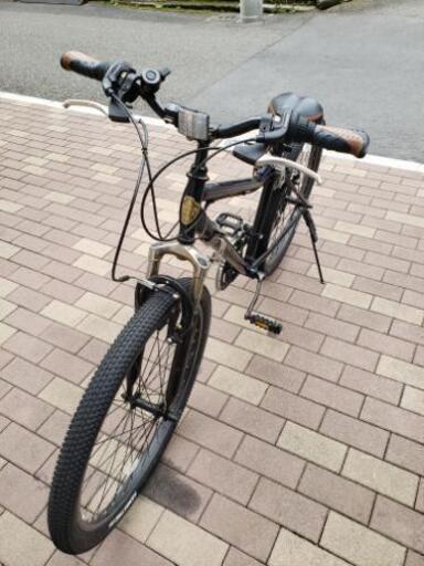 414]ROVER ローバー 折りたたみ自転車 18インチ 6段変速 アルミ