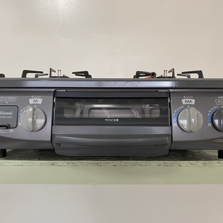 ガステーブル リンナイ Rinnai RT33NJH グレー 2018年製 LP／プロパンガス用 中古品