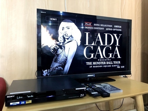 札幌近郊 送料無料 TV&レコーダーセット SONY ブラビア 40V型デジタル