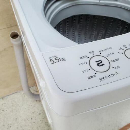■配送可■2017年製 Haier ハイアール 全自動洗濯機 洗濯機 5.5キロ JW-C55A