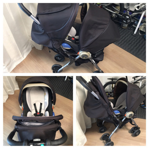 【8月26日値下げ！】スーパーで便利！軽い！マルチ5ウェイ アルティメットブラック コンビトラベルシステム 新生児OK 8月26日値下げ！】スーパーで便利！軽い！マルチ5ウェイ