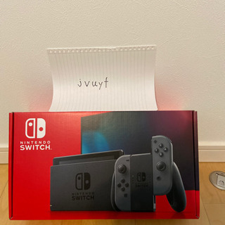 【新品】ニンテンドーSWITCH(グレー)