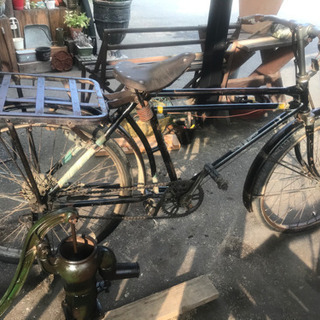 アンティーク自転車、荷車自転車、レトロ自転車、昭和初期の自転車