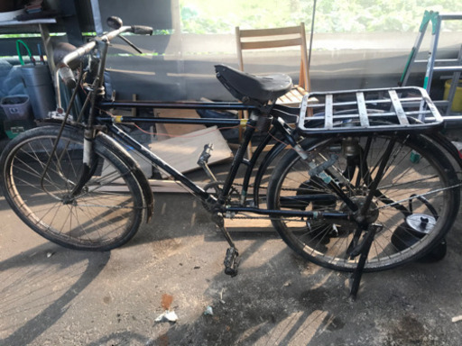 アンティーク！自転車荷台