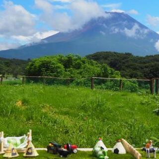 富士山ド〜ンのキャンプ場😀の画像