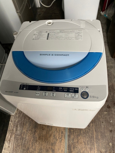 No.376 SHARP 5.5kg洗濯機　2014年製　近隣配送無料