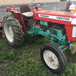 札幌市清田区発　ヤンマー　トラクター　ＹＭ２７００　ロータリー付き
