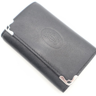 Cartier/6連キーケース》 Aランク マストライン ブラック 極美品