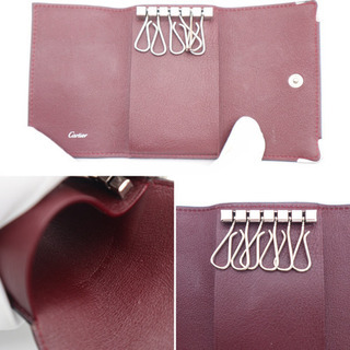 Cartier/6連キーケース》 Aランク マストライン ブラック 極美品