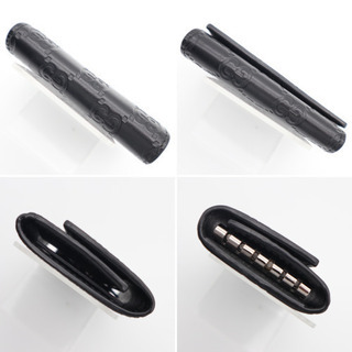 《GUCCI/グッチシマ 6連キーケース》 ABランク 138093 ブラック 