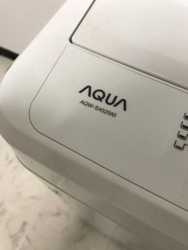 2014年式AQUA 4.5キロ全自動洗濯機