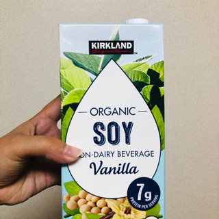 コストコ　豆乳　organic soy