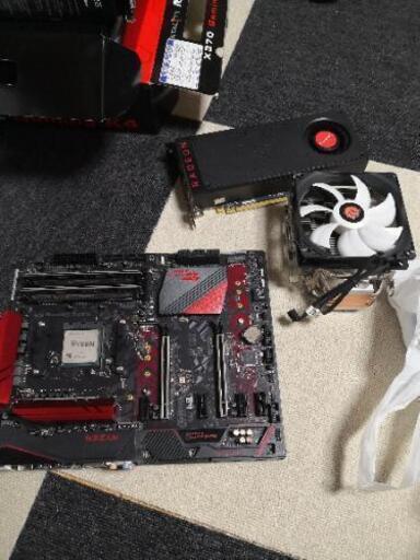 自作ゲーミングPC ryzen7 1700x メモリ32GB radon rx480 8gb ssd512GB