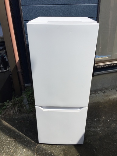 ELSONIC☆150L☆2ドア冷凍冷蔵庫 右開き 霜取り不要のファン式冷却