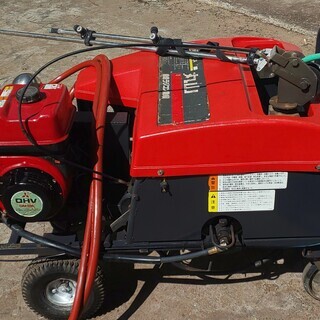 鹿児島発 丸山 自走巻き取り動噴 MS410 畦畔ノズル付き