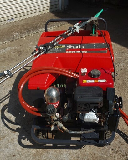 鹿児島発　丸山　自走巻き取り動噴　MS410　畦畔ノズル付き 鹿児島発 丸山 自走巻き取り動噴 MS410 畦畔ノズル付き