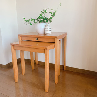 コスガの家具　ネストテーブル　サイドテーブル