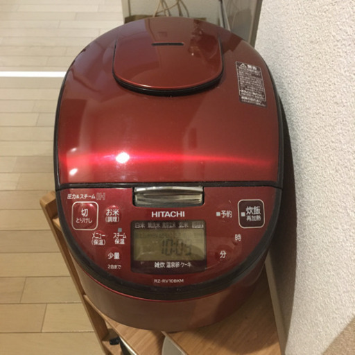 日立IHジャー炊飯器 1.0L(5.5合) RZ-RV10BKM 中古